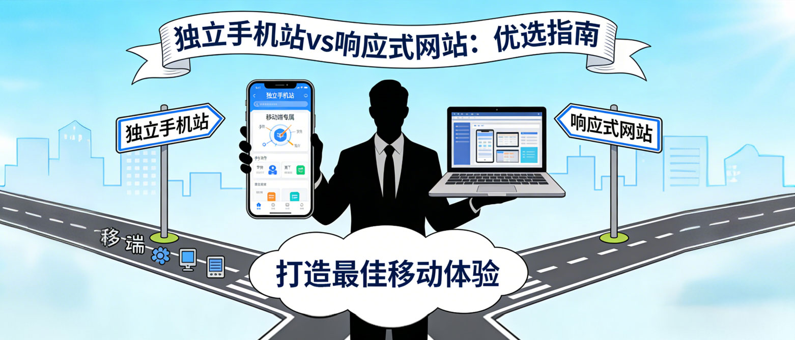 独立手机站vs响应式网站：优选指南，打造最佳移动体验